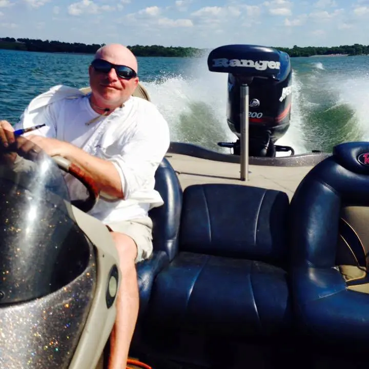 Flat tire at Clinton Lake